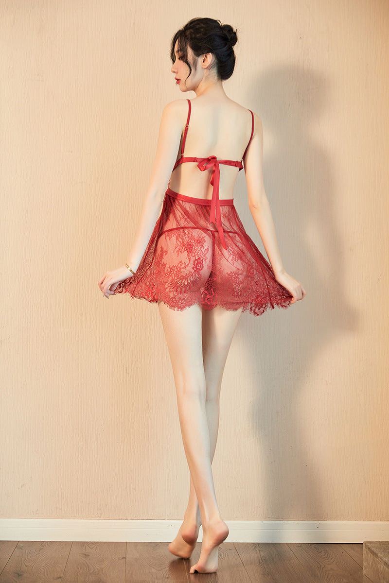 【A-1534】情趣內衣女性感睡裙火辣睡衣套裝透視內衣