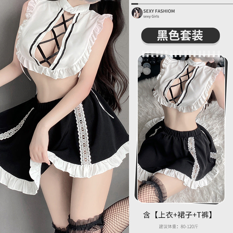 BT2734-性感女僕裝制服角色扮演情趣內衣性感激情魅力女睡衣戰袍套裝誘惑