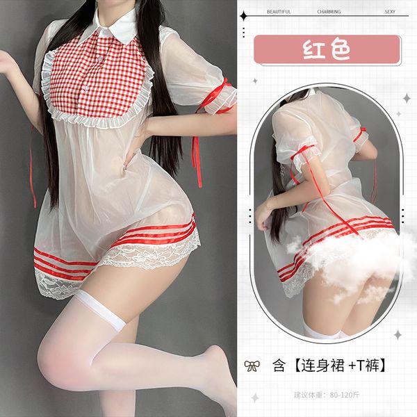 BT2585-性感學院風甜美純欲學生裝內衣少女床上套裝睡衣女