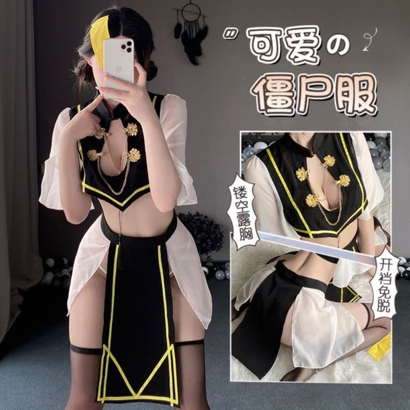 BT2752-性感內衣cosplay誘惑調情僵屍服性感床上激情免脫睡衣套裝