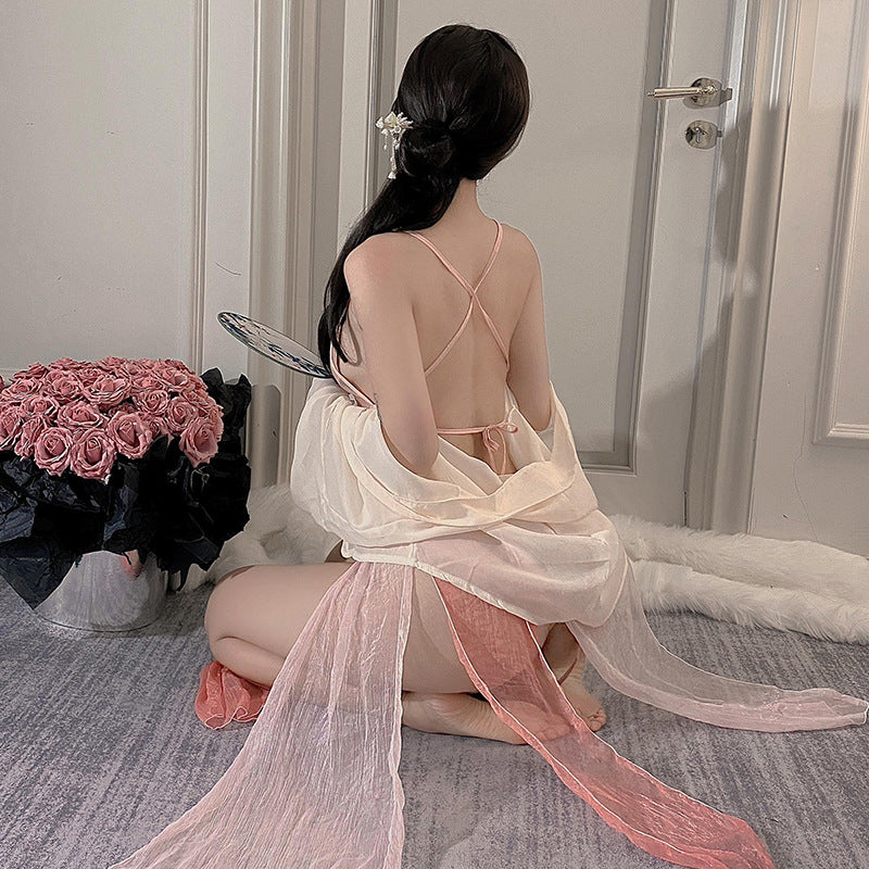 BT8021-情趣旗袍性感內衣肚兜暴露漢服御姐性感尤物角色扮演女睡衣