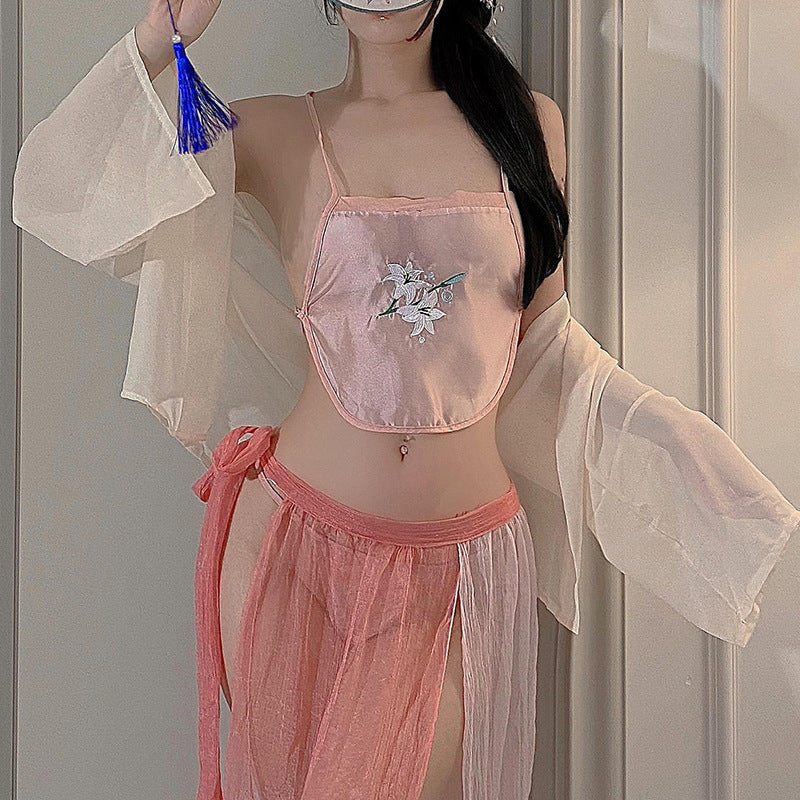 BT8021-情趣旗袍性感內衣肚兜暴露漢服御姐性感尤物角色扮演女睡衣