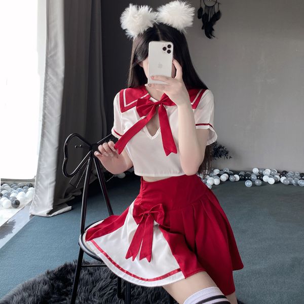 BT2716-性感內衣女校園可愛清純學妹裝甜美激情JK制服誘惑套裝