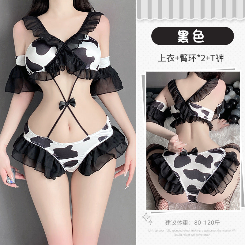 BT2699-性感內衣女性感激情套裝牛奶火辣睡衣可愛制服誘惑女睡衣