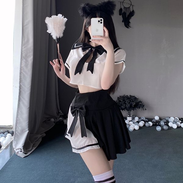 BT2716-性感內衣女校園可愛清純學妹裝甜美激情JK制服誘惑套裝