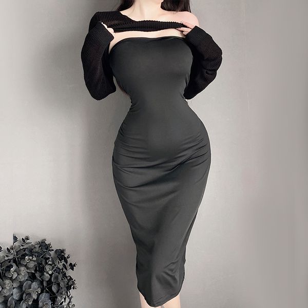 BS1658-性感內衣女性感交叉綁帶床上調情火辣誘惑睡裙女睡衣