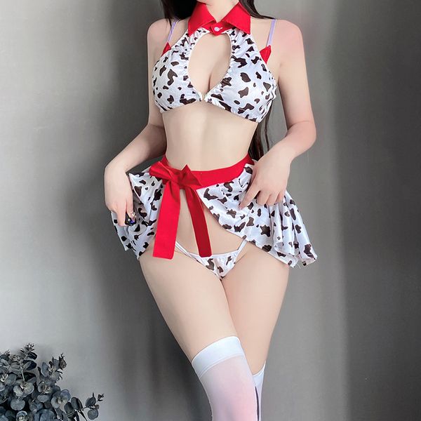 BT2703-性感內衣女性感激情套裝牛奶火辣免脫女睡衣可愛誘惑