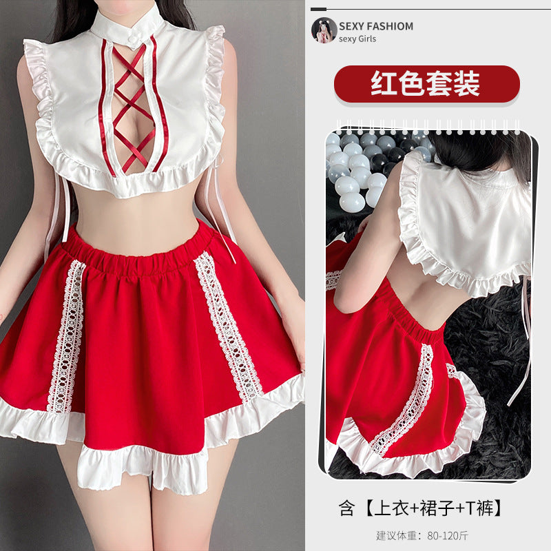 BT2734-性感女僕裝制服角色扮演情趣內衣性感激情魅力女睡衣戰袍套裝誘惑