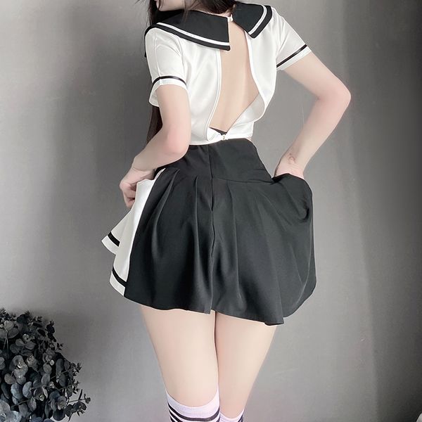 BT2716-性感內衣女校園可愛清純學妹裝甜美激情JK制服誘惑套裝