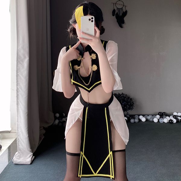 BT2752-性感內衣cosplay誘惑調情僵屍服性感床上激情免脫睡衣套裝