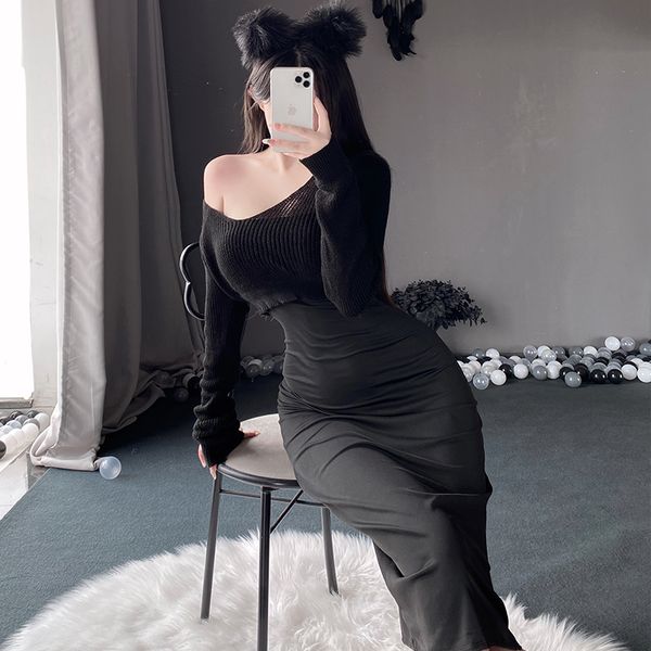 BS1658-性感內衣女性感交叉綁帶床上調情火辣誘惑睡裙女睡衣