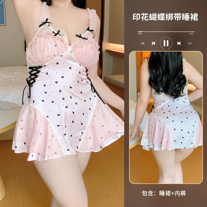 CS558-大碼情趣內衣性感高級純欲風新款胖mm情調女裝女睡衣睡裙