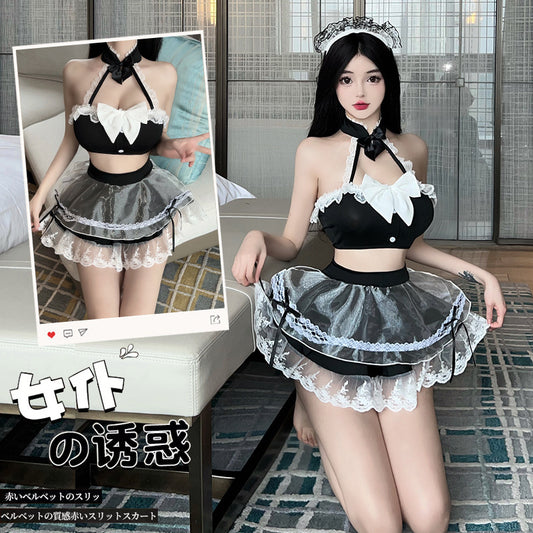 BT2823-性感內衣情趣內衣角色扮演女僕裝純欲誘惑床上制服激情免脫女睡衣套裝女睡裙