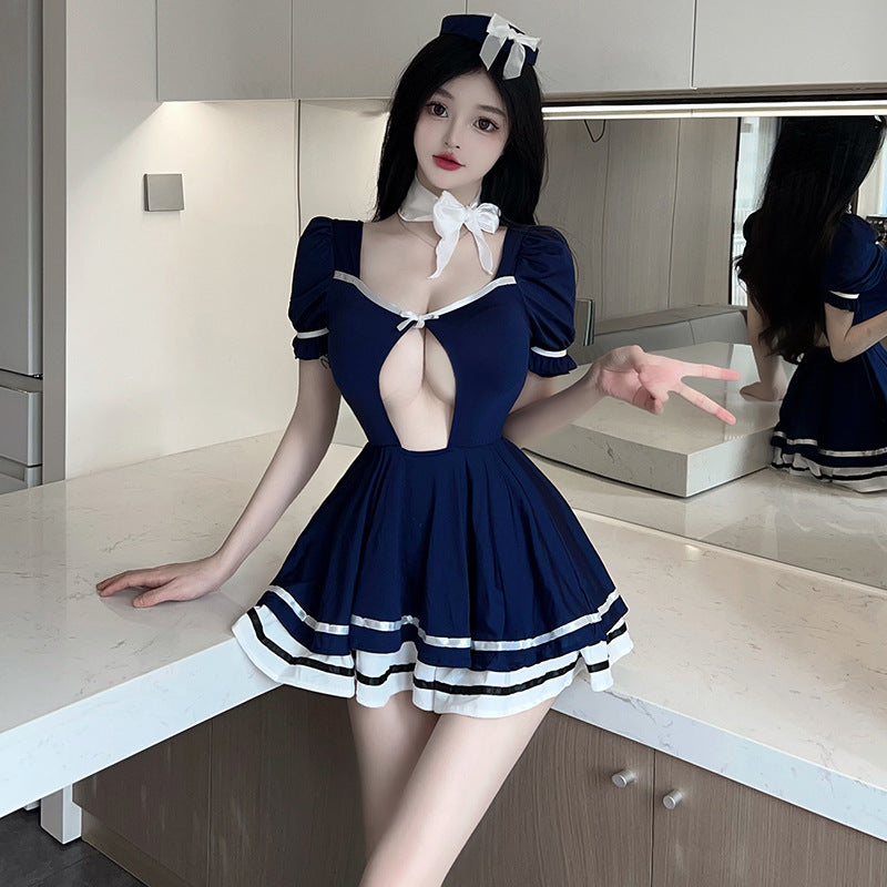 BT2749-性感內衣情趣內衣角色扮演性感空姐制服誘惑火辣新款免脫裝女睡衣