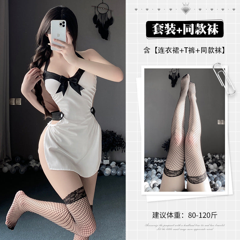 BT2892-性感內衣情趣內衣性感床上免脫開叉吊帶裙OL女僕職業制服角色扮演女睡衣