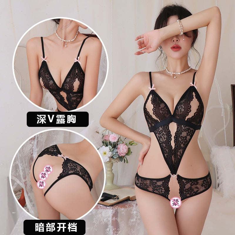 【A-2025】性感內衣情趣內衣性感蕾絲誘惑連體衣女透明睡衣套裝女睡衣睡裙
