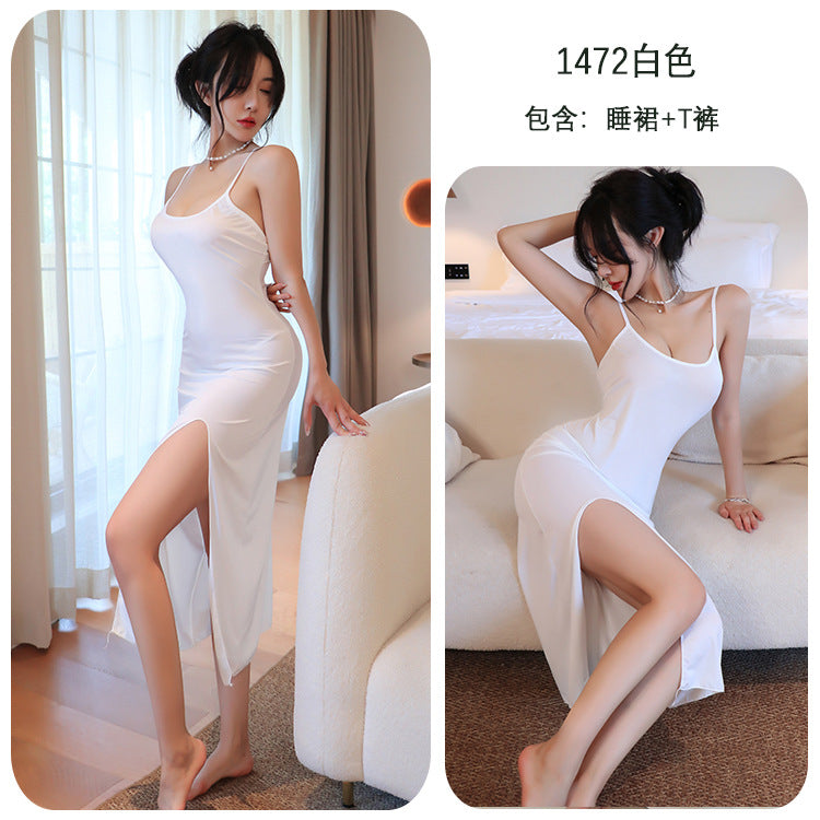 【A-1472】性感內衣情趣內衣性感吊帶睡裙絲滑火辣誘惑吊帶女睡衣