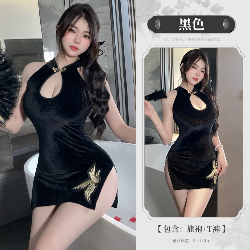 BT8234-性感內衣情趣內衣性感古風免脫純欲旗袍制服誘惑激情約會套裝女睡衣睡裙