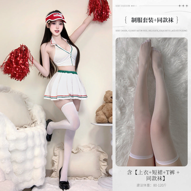 BT2790-性感情趣內衣純欲足球寶貝火辣誘惑啦啦隊制服免脫套裝女睡衣睡裙