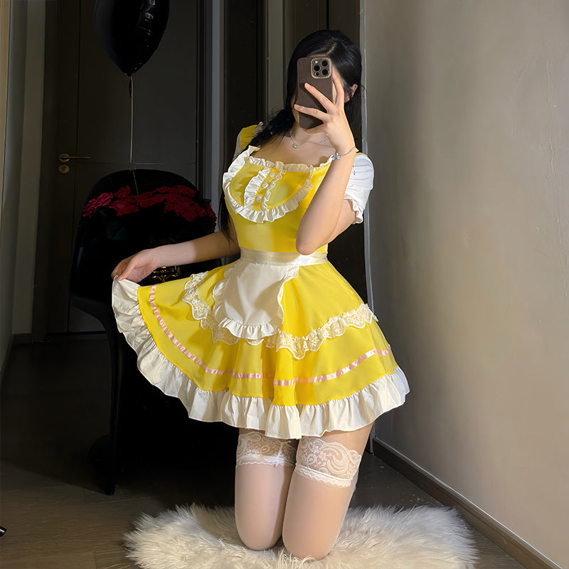 BT2829-性感內衣情趣內衣角色扮演女僕制服可愛純欲激情睡衣免脫床上戰袍套裝女睡衣睡裙