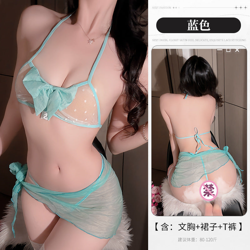 BS2859-性感內衣情趣內衣深V清凉夏日海灘比基尼泳裝制服套裝女睡衣睡裙