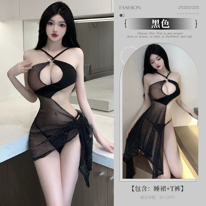 BS1652-性感內衣情趣內衣女睡衣火辣性感透視網紗睡衣床上誘惑激情裝