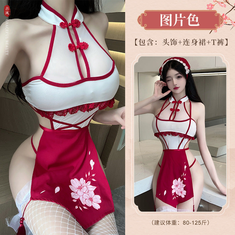 BT2775-性感內衣情趣內衣性感免脫角色扮演古風旗袍激情誘惑女睡衣套裝戰袍