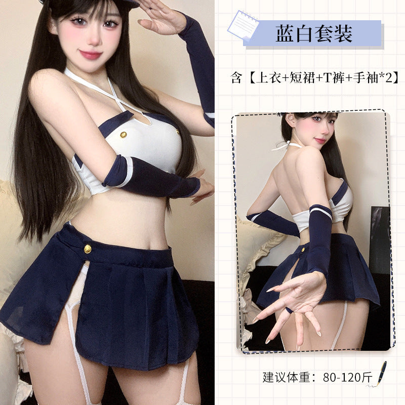 BT2152-性感情趣內衣誘惑純欲女學院風水手服JK制服激情免脫套裝女睡衣睡裙角色扮演