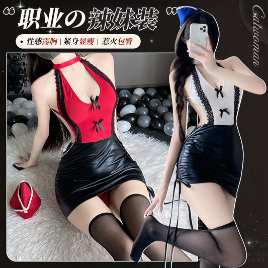 BT2890-性感內衣情趣內衣性感免脫約會戰袍秘書制服誘惑女睡衣套裝睡裙
