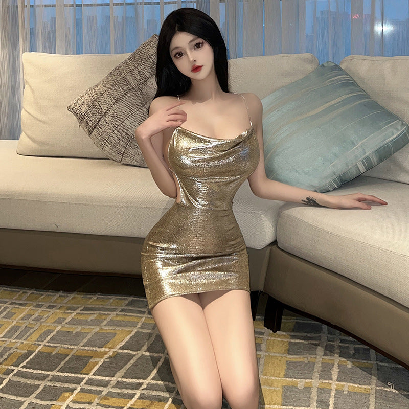 BT8521-性感內衣情趣內衣吊帶夜店套裝女性感誘惑睡衣火辣制服包臀睡裙