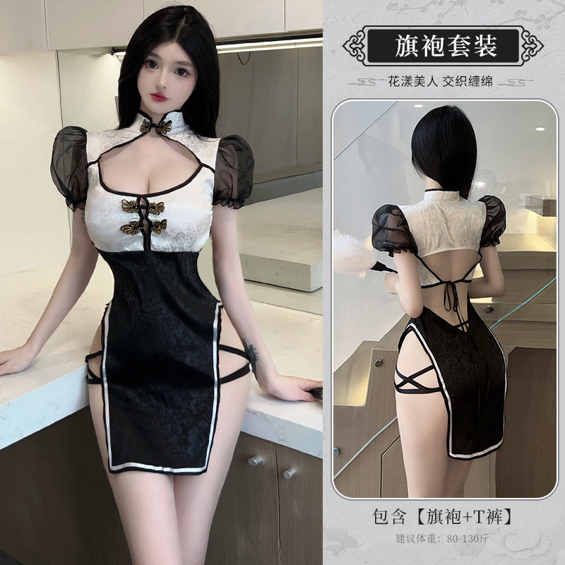 BT2742-性感內衣古風情趣內衣女角色扮演旗袍誘惑套裝激情女睡衣