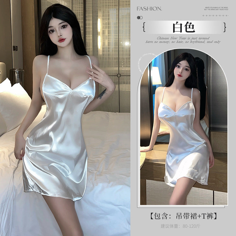 BT8212-性感內衣情趣內衣女性感約會戰袍小胸睡衣夜店制服誘惑純欲裝睡衣睡裙