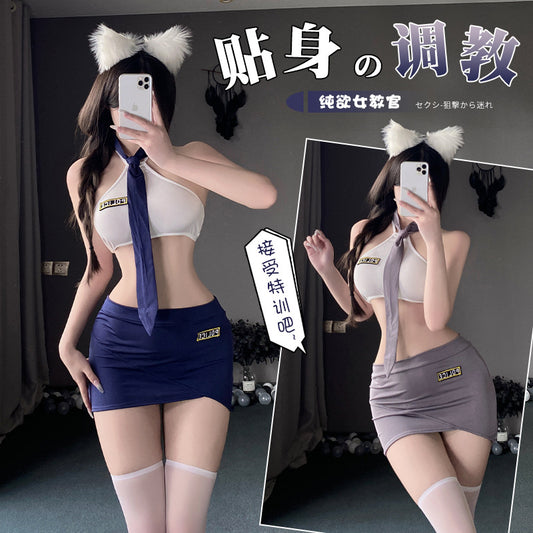 BT2926-性感內衣情趣內衣性感戰袍女教官制服誘惑睡衣sm套裝角色扮演