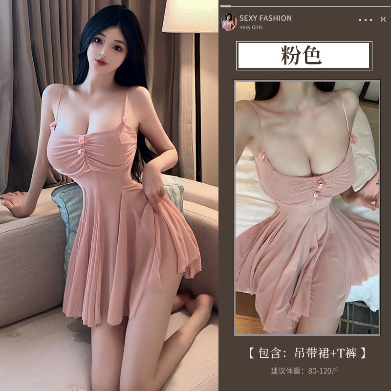 BS8507-性感內衣情趣內衣激情誘惑免脫吊帶睡衣純欲睡裙裝女睡衣