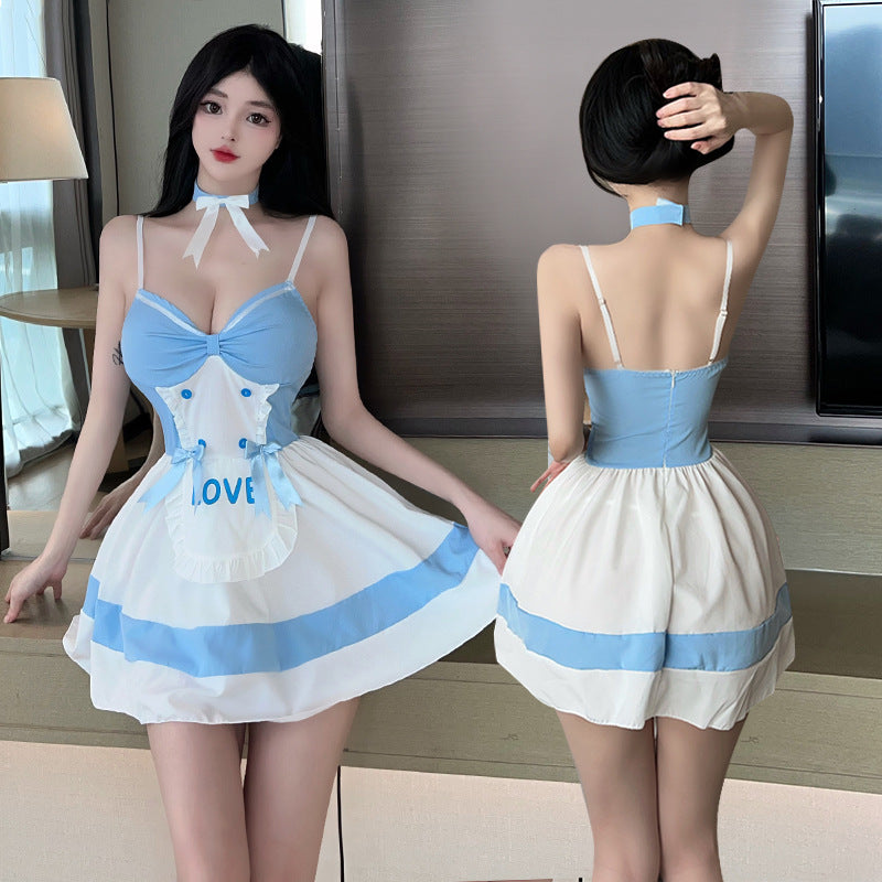 BT2784-性感內衣情趣內衣角色扮演女僕制服女傭套裝誘惑女睡衣激情免脫女睡衣