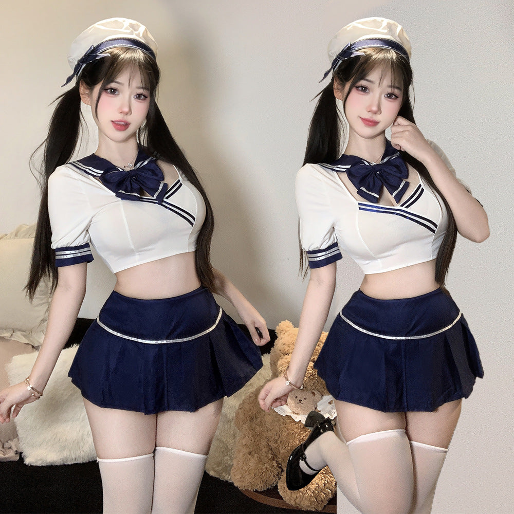 BT2902-性感情趣內衣誘惑空姐水手服裝激情制服女睡裙套裝睡衣角色扮演