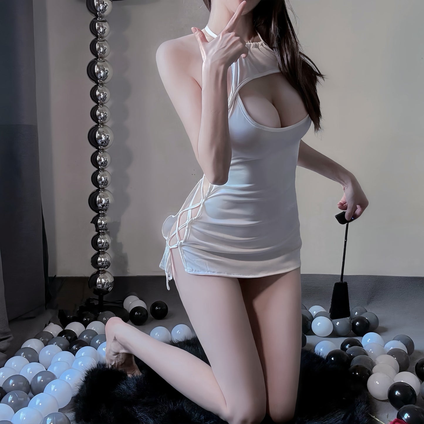 BS8571-性感內衣情趣內衣性感鏤空包臀裙女吊帶睡裙火辣激情睡衣套裝女睡衣睡裙