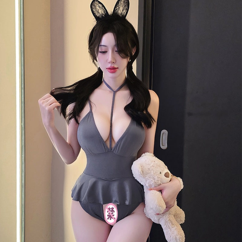 【A-2052】情趣內衣睡衣連體開襠衣辣妹制服誘惑激情套裝女睡衣睡裙