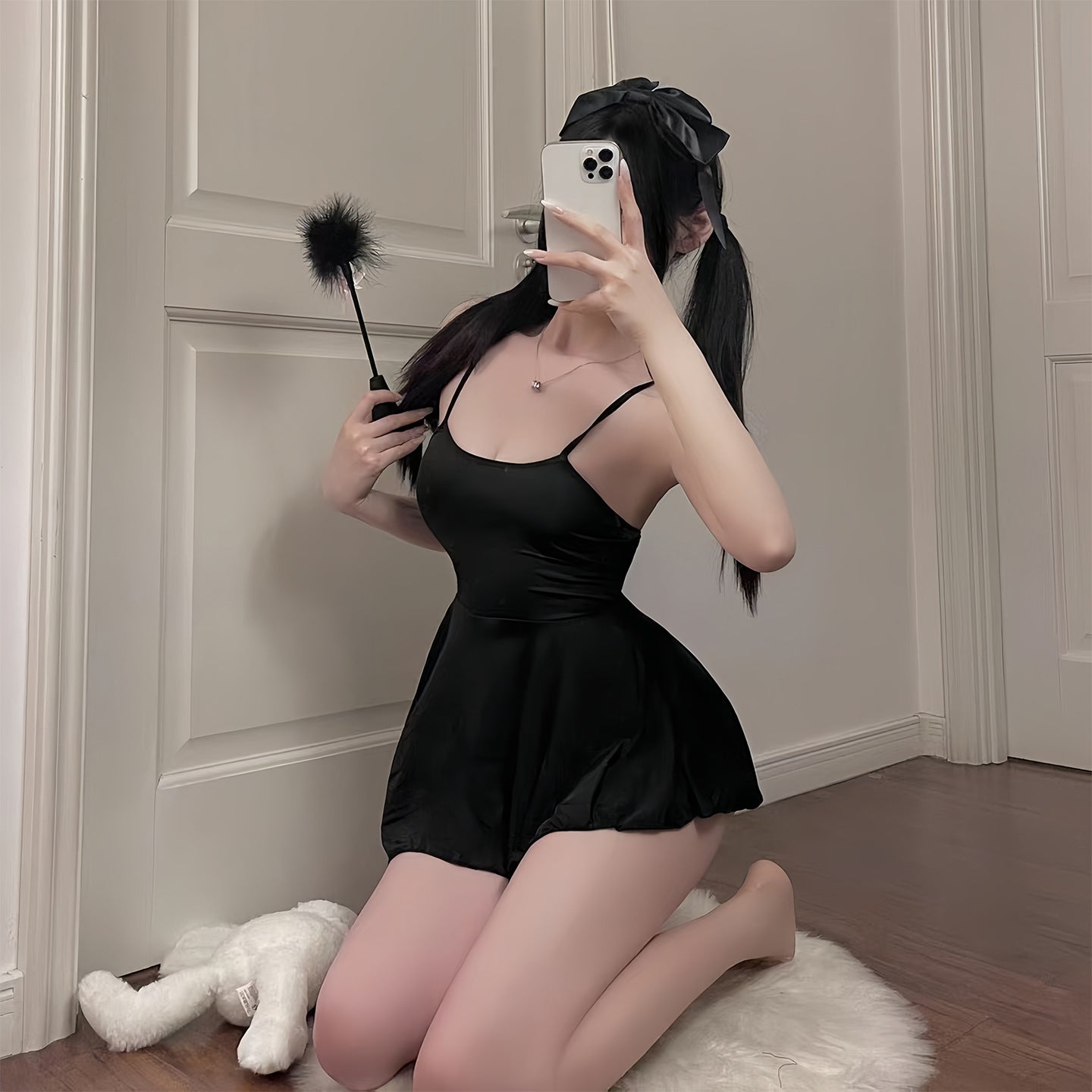 CS630-大碼情趣睡衣性感吊帶睡裙純欲風約會戰袍成人趣味高級感內衣女睡衣睡裙