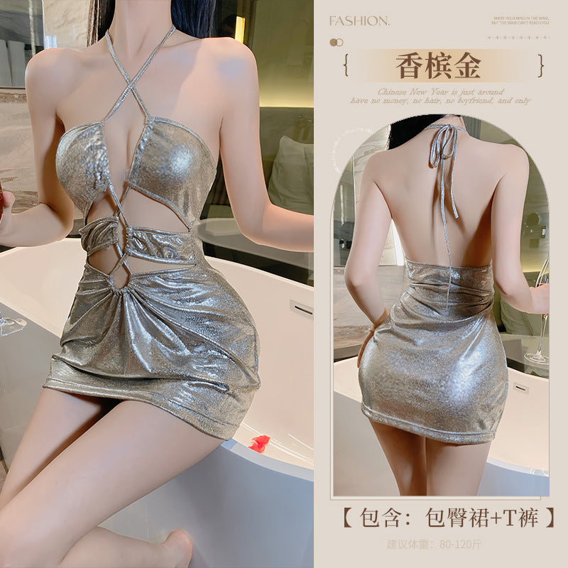 BS8320-性感內衣情趣内衣女性感吊带激情诱惑夜店裙火辣露背装女睡裙睡衣