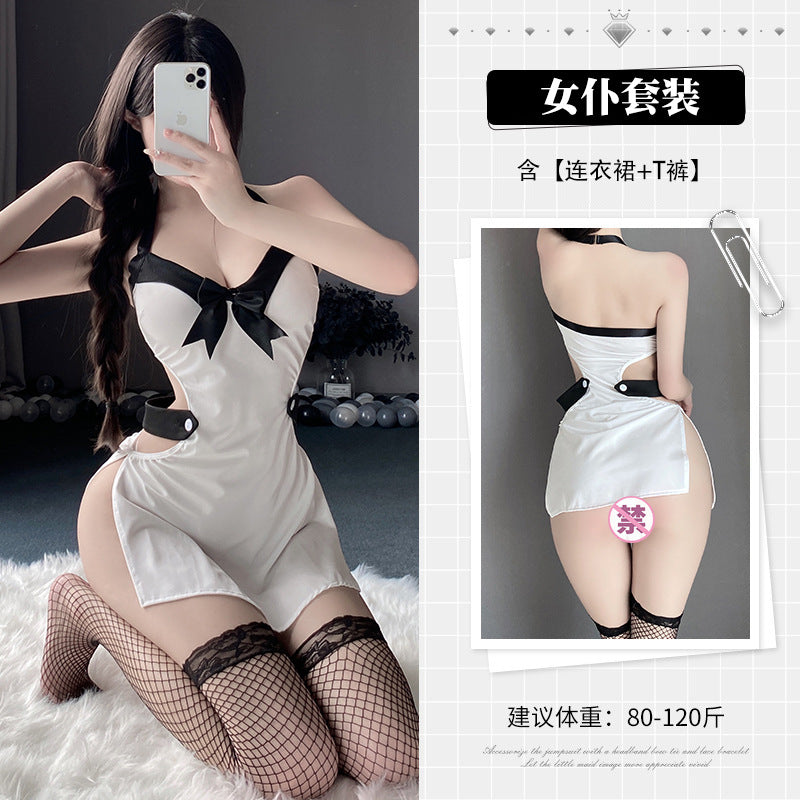 BT2892-性感內衣情趣內衣性感床上免脫開叉吊帶裙OL女僕職業制服角色扮演女睡衣