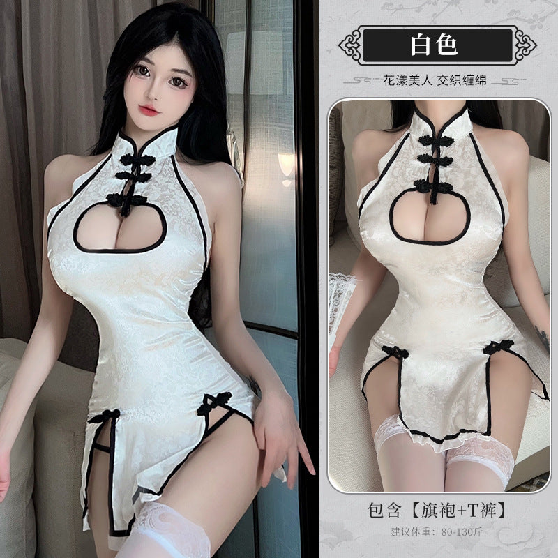 BT1672-性感內衣情趣內衣女睡衣角色扮演免脫旗袍制服誘惑床上挑逗激情裝女睡裙