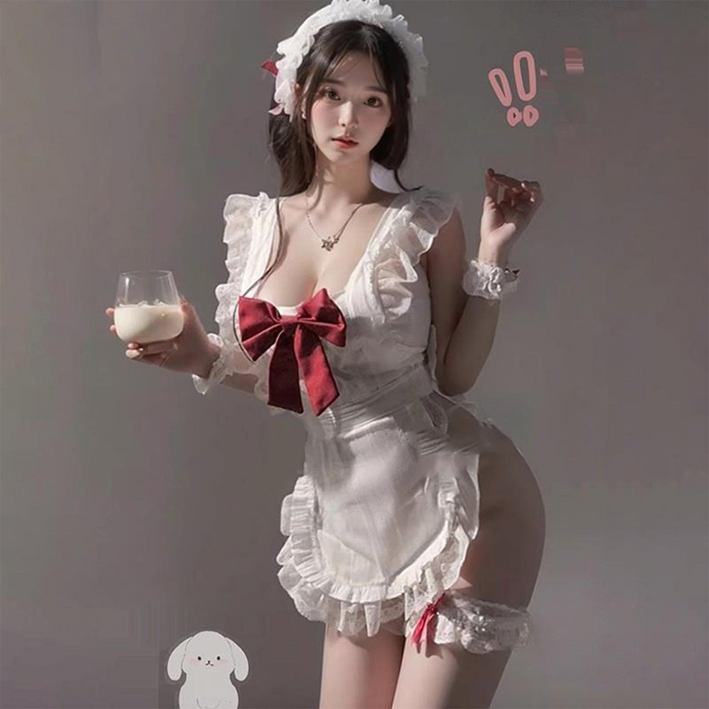 CT533-大碼情趣內衣性感甜美女僕裝純欲風情侶趣味cos制服調情性趣內衣女睡衣睡裙