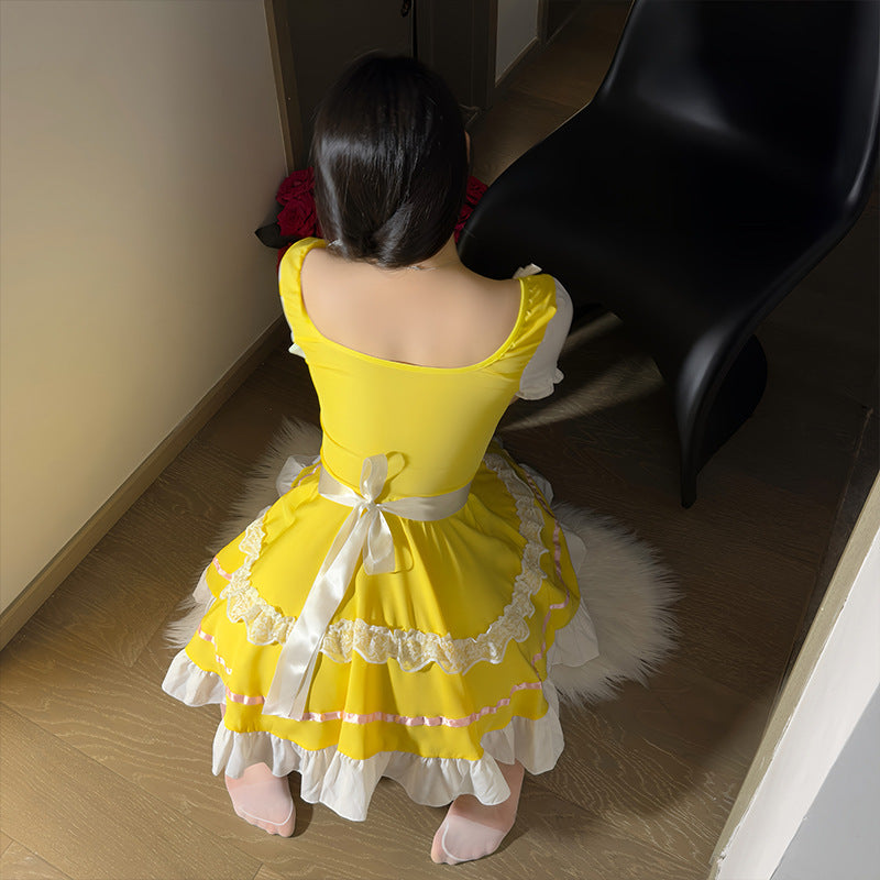 BT2829-性感內衣情趣內衣角色扮演女僕制服可愛純欲激情睡衣免脫床上戰袍套裝女睡衣睡裙