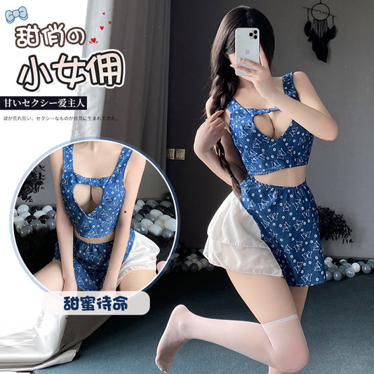 BT2788-性感內衣情趣內衣性感情調女僕角色扮演睡裙cos床上純欲小服免脫誘惑套裝