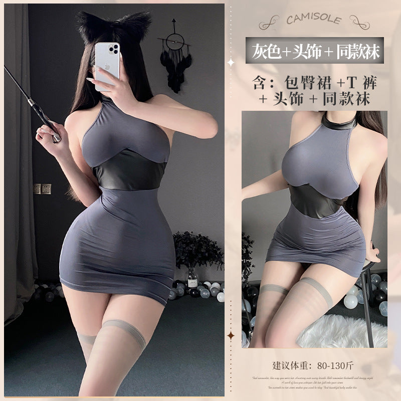 BT2121-性感內衣情趣內衣女性感誘惑免脫秘書制服床上約會睡衣制服套裝睡裙