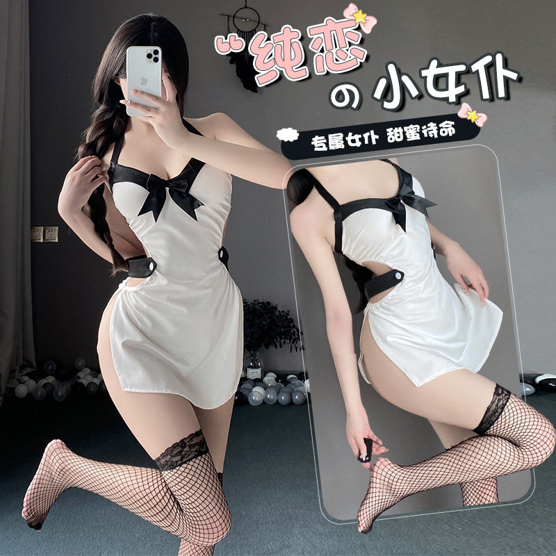 BT2892-性感內衣情趣內衣性感床上免脫開叉吊帶裙OL女僕職業制服角色扮演女睡衣