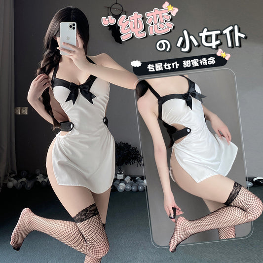 BT2892-性感內衣情趣內衣性感床上免脫開叉吊帶裙OL女僕職業制服角色扮演女睡衣