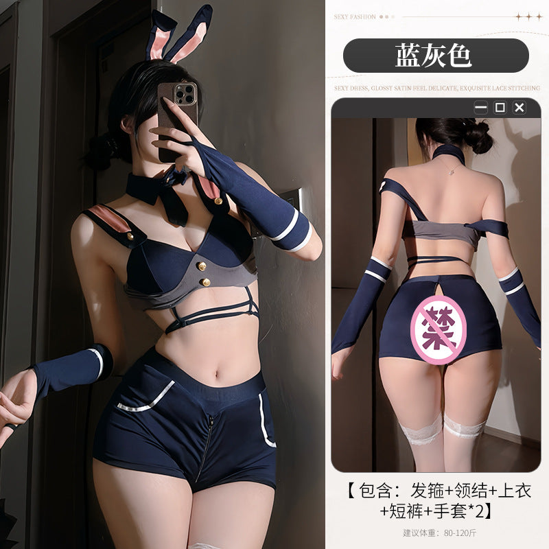 BT2109-情趣內衣cosplay女警兔女郎制服巡查官套裝性感免脫制服角色扮演女睡衣睡裙