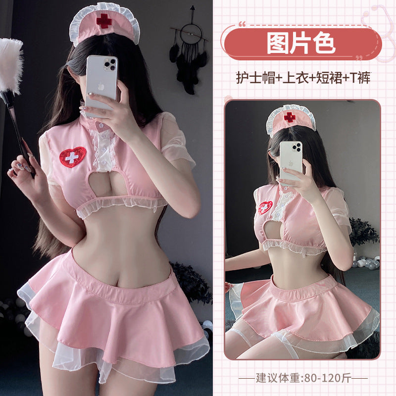 BT1617-性感內衣情趣內衣角色扮演護士誘惑女睡衣制服床上火辣激情裝